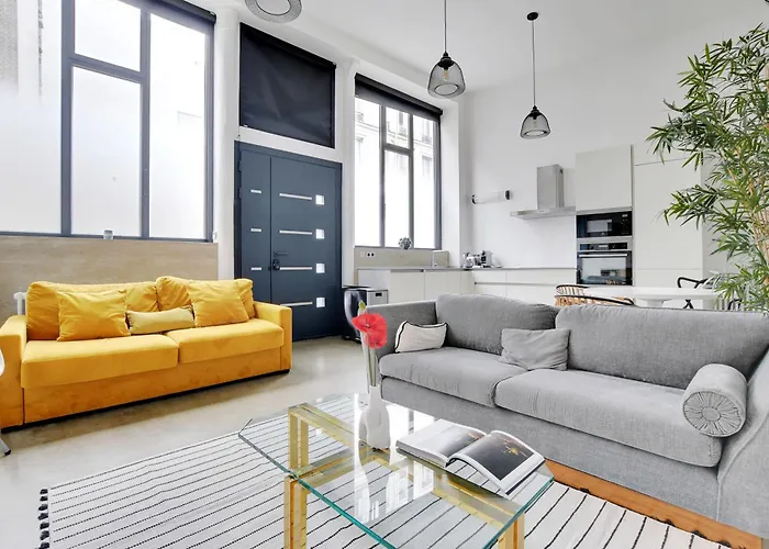 Duplex Loft Montmartre -18th Апартаменты *