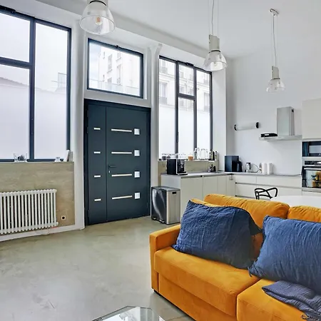 Duplex Loft Montmartre -18th Apartament Paryż